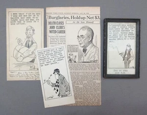 Original Cartoon Kunst an Bord von John Scott Clubb - Bild 1 von 6