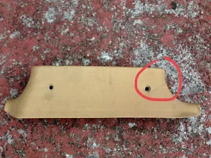 Mercedes Benz W123: Right (Beige) Bottom B Pillar Cover (OEM 1236922222) - Picture 1 of 5