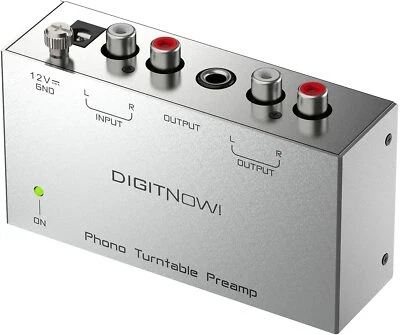 Phono Turntable Preamp- Mini Electronic Audio Stereo Phonograph Preamplifier RCA - Image 1 of 4