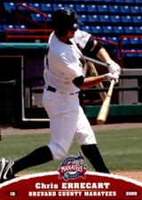 2009 Brevard County Manatees Grandstand #10 Chris Errecart Stockton California 