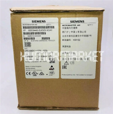 1PC 6SE6 440-2UD25-5CA1 Siemens 6SE6440-2UD25-5CA1 inverter New - Image 1 of 4