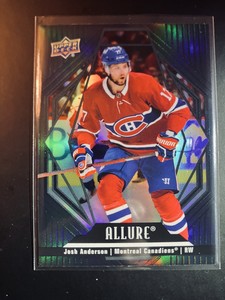 2022-23 Upper Deck Allure Hockey Black Rainbow #83 Josh Anderson - Canadiens