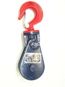 Blocco strappo da 2 tonnellate con gancio girevole e gancio di sicurezza, covone da 3"" - cavo da 3/8 - Foto 1 di 1