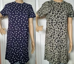 Vestido Camiseta Marks & Spencer Azul Lunares o Estampado Animal Algodón 6, 10, 20 - Imagen 1 de 10