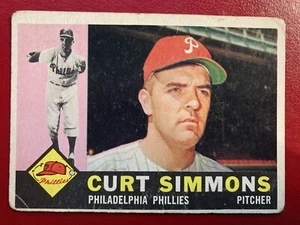 1960 Topps - #451 Curt Simmons - Phillies - Picture 1 of 5
