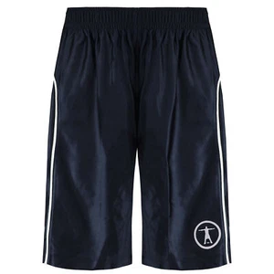 Pantalones cortos de baloncesto Converse cintura elástica azul marino/blanco para hombre 3D611127 410 - Imagen 1 de 3