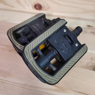 SR SUNTOUR BICICLETA PLATAFORMA PLÁSTICO PEDALES PLEGABLES 9/16" Descalzo  Foto 1 de 3