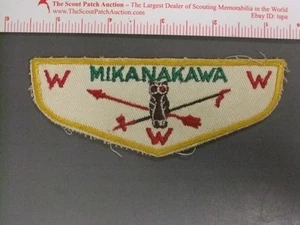 Boy Scout OA 101 Mikanakawa flap 3237OO - Picture 1 of 2