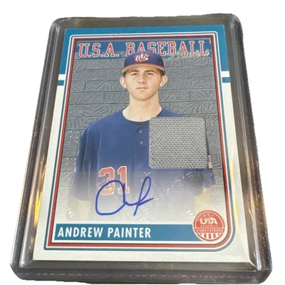 2024 Panini Stars and Stripes Signatures Materials Andrew Painter /199 AU MEM RC - Image 1 of 3