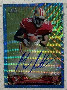 2013 Topps Chrome Marcus Lattimore Rookie  Autograph Card #46/50 - Picture 1 of 2