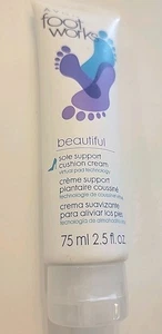 Avon Foot Works Bellissima Crema Cuscino Supporto Suola Fuori Produzione NUOVO - Foto 1 di 2