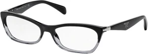 Prada PR15PV ZYY/1O1 Eyeglasses, Black Gradient Transparent, 53mm - Picture 1 of 1