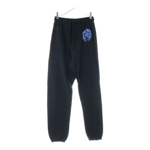 Felpa CHROME HEARTS HOODIE online stampa ferro di cavallo nero blu usata e37a61795