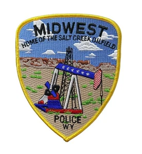 Midwest Wyoming WY Police Patch Sammlerstück unbenutzt brandneu - Bild 1 von 1