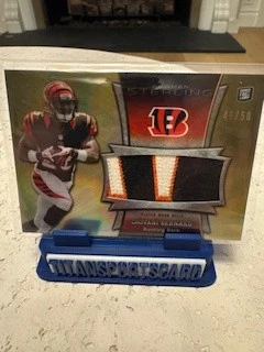 2013 Bowman Sterling #BSJRR-GB Giovani Bernard RC Gold Refractors #/50 - Image 1 of 2