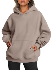 Womens Oversized Hoodies Fleece Sweatshirts Long Sleeve Sweaters Pullover Fal... - Picture 1 of 7