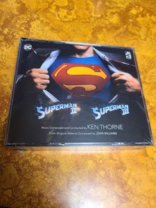 SUPERMAN 2 & 3 Soundtrack 3-CD, Ken Thorne, La-La Land, Ltd=3000, SEALED - Imagen 1 de 7