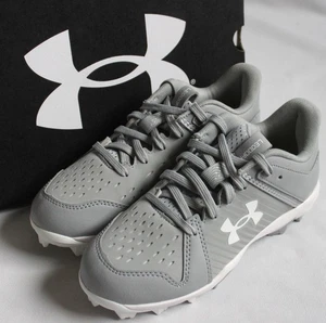 Under Armour Youth Kids 2Y Leadoff Low RM Jr. Baseball Cleats Gray 3025600-102 - Picture 1 of 8