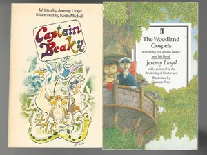 2 x Captain Beaky Books by Jeremy Lloyd and Keith Michell + The Woodland Gospels - Picture 1 of 3