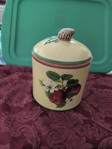 Tarro de galletas vintage 2002 Villeroy & Boch francés Noel - colección casa y jardín - Imagen 1 de 2