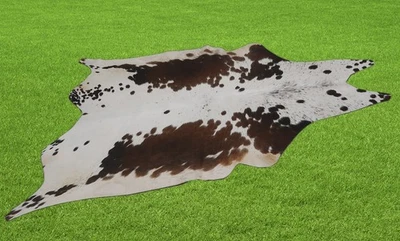100 % nuevas alfombras de cuero de vaca área piel de vaca (51" x 49") piel de vaca SA-5832 Foto 1 de 3