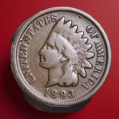 Centavo cabeza india 1893 “mejor valor en eBay” envío rápido Foto 1 de 4