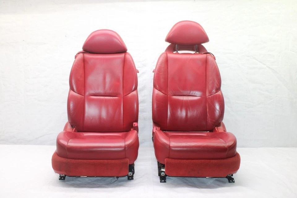 Lexus SC430 Z40 CONV #366 2005 conjunto de asientos delanteros pimento rojo guijarros playa 04-05 Foto 1 de 4