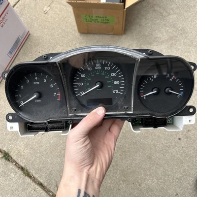 Jaguar XJ8 1998 OEM velocímetro medidor cuadro de instrumentos LNC4300AH 98-99 Foto 1 de 3