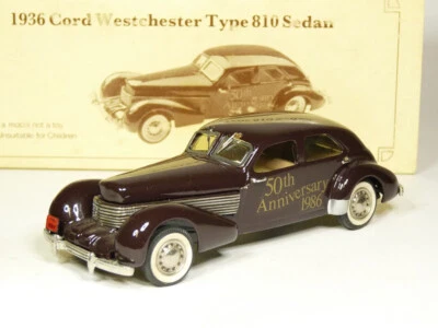 MiniMarque43 US10a 1/43 1936 线 810 Westchester 手工制作白色金属模型汽车 — 第 1/3 张图片