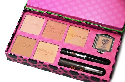 Benefit Real Cheeky Party Palette Blush, Face Powder Bronzer Mascara Liner - NEW - Image 1 of 4