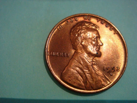 1952 D Lincoln Cents - UNC, red BU, beautiful coin Cover