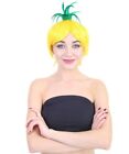 Adult Yellow Short Pineapple Bob Wig Halloween Party Fancy Dress Hair HW-1641A