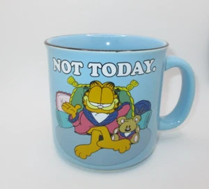 NEW Garfield Not Today Coffee Mug With Pooky Bear Ceramic 20 Ounce - Picture 1 of 4