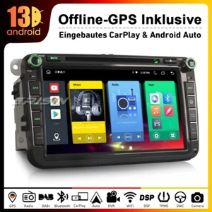 8-Kern 64GB Android 13 Autoradio GPS DVD für VW Passat Golf 5/6 SEAT CarPlay 4G - Bild 1 von 14