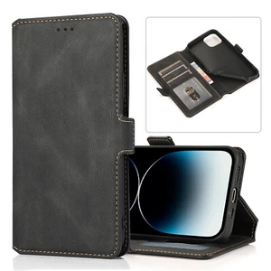 For iPhone 15 pro Max 14 13 12 11 XR XS Phone Case Wallet Pouch Kickstand Cover - Picture 1 of 15