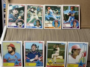 1983 Topps teilweise komplettes Baseball-Set 644/792 - keine doppelten - Bild 1 von 1
