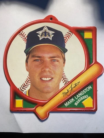 Seattle Mariners Mark Langston 1989 Tara Toy Collector Plaque Vintage Cover