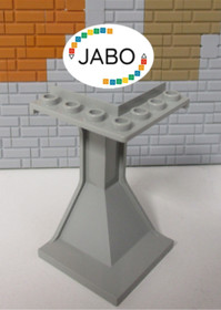 (H14/54) Lego 1x 2467 Panel 4x4x6 Vintage Light Grey 6575