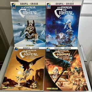 La espada de cristal 1,2,3 y 4. Goupil / Crisse 1ª edición, Norma - Impecables - Imagen 1 de 11