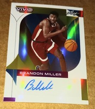 BRANDON MILLER 2023 LEAF VIVID RC AUTO/25 #BA-BM2 GRIZZLIES/ALABAMA CRIMSON TIDE