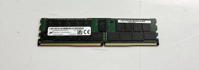 Micron 32GB (1x32GB) 2Rx4 PC4-19200 DDR4-2400 Memory Module - MTA36ASF4G72PZ-2G3 - Image 1 of 3