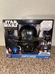 STAR WARS Obi-Wan Kenobi Darth Vader Mask Padded Costume Cosplay Child 4-6 *NEW* - Picture 1 of 3