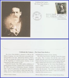 USA5 #3182c U/A MYSTIC FDC 1900 Great Train Robbery - Picture 1 of 1