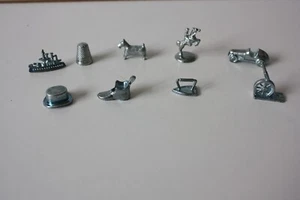 Monopoly Spare / Replacement Pewter Playing Pieces - Picture 1 of 19