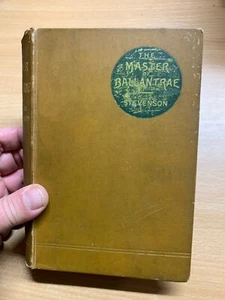 Raro 1891 Robert Louis Stevenson " Master Of Ballantrae " Antico Libro (P4) - Picture 1 of 17