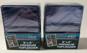 3" X 4" Ultra PRO Premium Top Loaders Super Clear Pack of 25 Toploaders Lot Of 2 - Picture 1 of 5