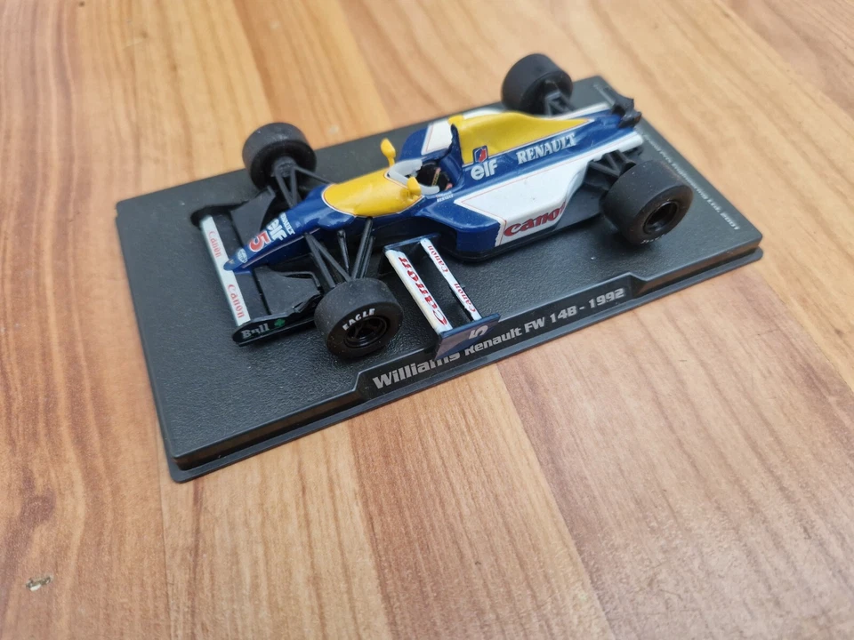 Rba Atlas Edizioni 1/43 1992 Williams Renault FW14B Nigel Mansell Pressofuso F1 - Immagine 1 di 3