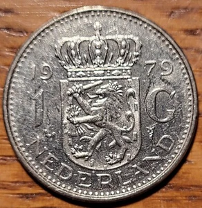 Moneda de 1 florín Países Bajos 1979 N265 - Imagen 1 de 2