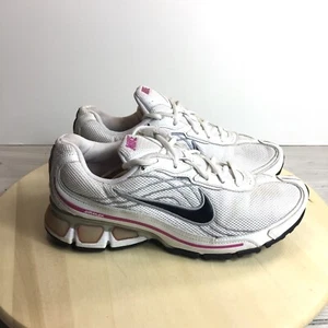 Nike Shoes Womens 7 Air Max Running Sneakers 317540-101 White Mesh Lace Up - Picture 1 of 8