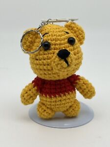 Winnie the Pooh Crocheted Stuffed animal/keychain/Handmade by April (No stand)